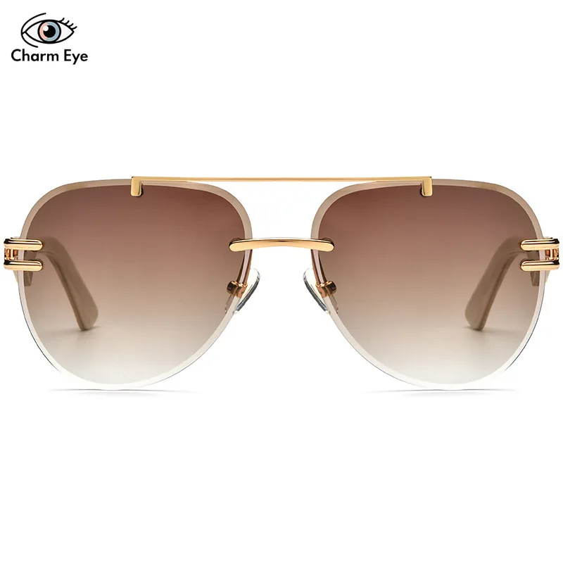 الراقية النساء الأسود الجاموس القرن التدرج رمادي النظارات الشمسية الثمينة الفاخرة مقاومة للأشعة فوق البنفسجية الرجال التصميم الأصلي البيضاوي نظارات شمسية جديدة #2