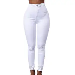 Spring Slim Professional Women Western-style Trousers White Black Pants Mid Waist Large Size Formal Female Pencil Pants