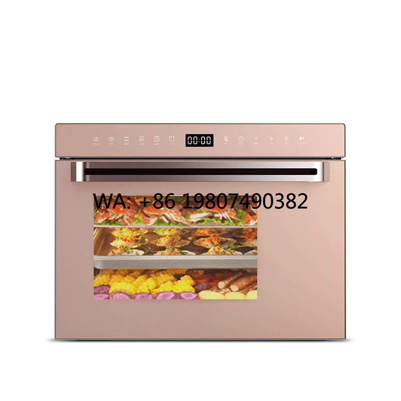 

Smart 2-in-1 Steam Oven, Dual Embedded & Desktop Design, Intelligent Multifunctional Electric Oven for Home Kitchen