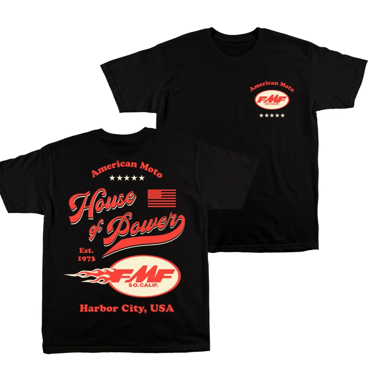 Angesagtes FMF Racing Grafik-Baumwoll-T-Shirt Unisex Sommer Kurzarm Mode Marken-T-Shirt Luxus Casual Vintage T-Shirts – Detail 4