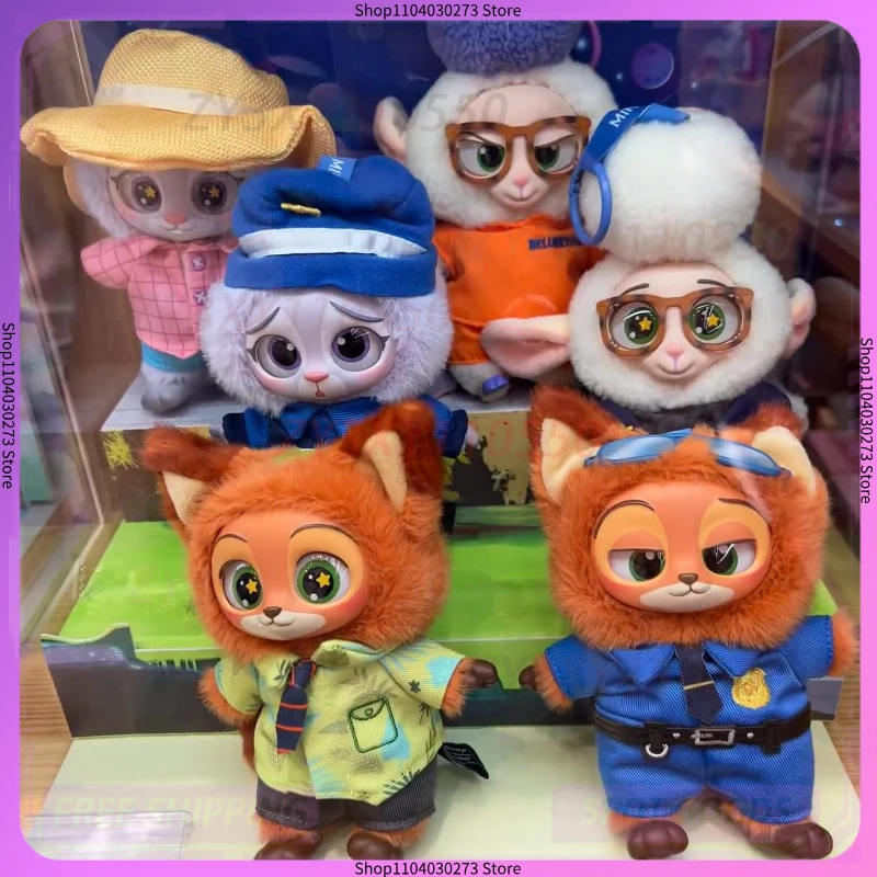 Подлинная официальная слепая коробка Zootopia Judy Nick Blind Box Серия обзора фильма Zootopia от Judy Hopps Фигурка