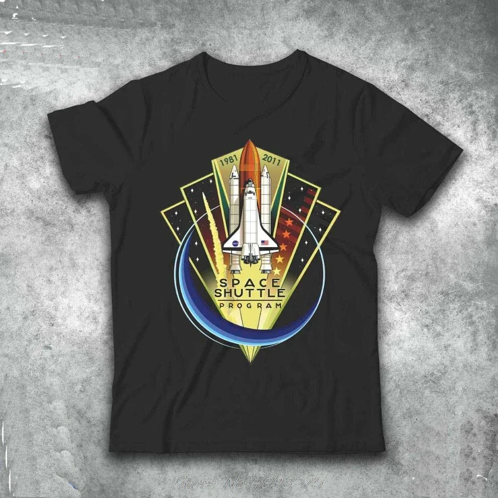 2024 T-Shirt 60 Th Anniversary Space Shuttle Program 1981 - 2011History Tees New Fashion Brand Print Male Brand Free T Shirts