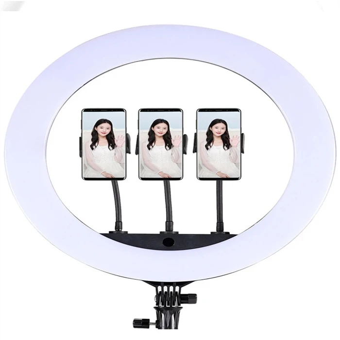 Factory direct sales 21inch size photography selfie fill lights 72w dimmable 3000-6000k studio ring light HQ-21N