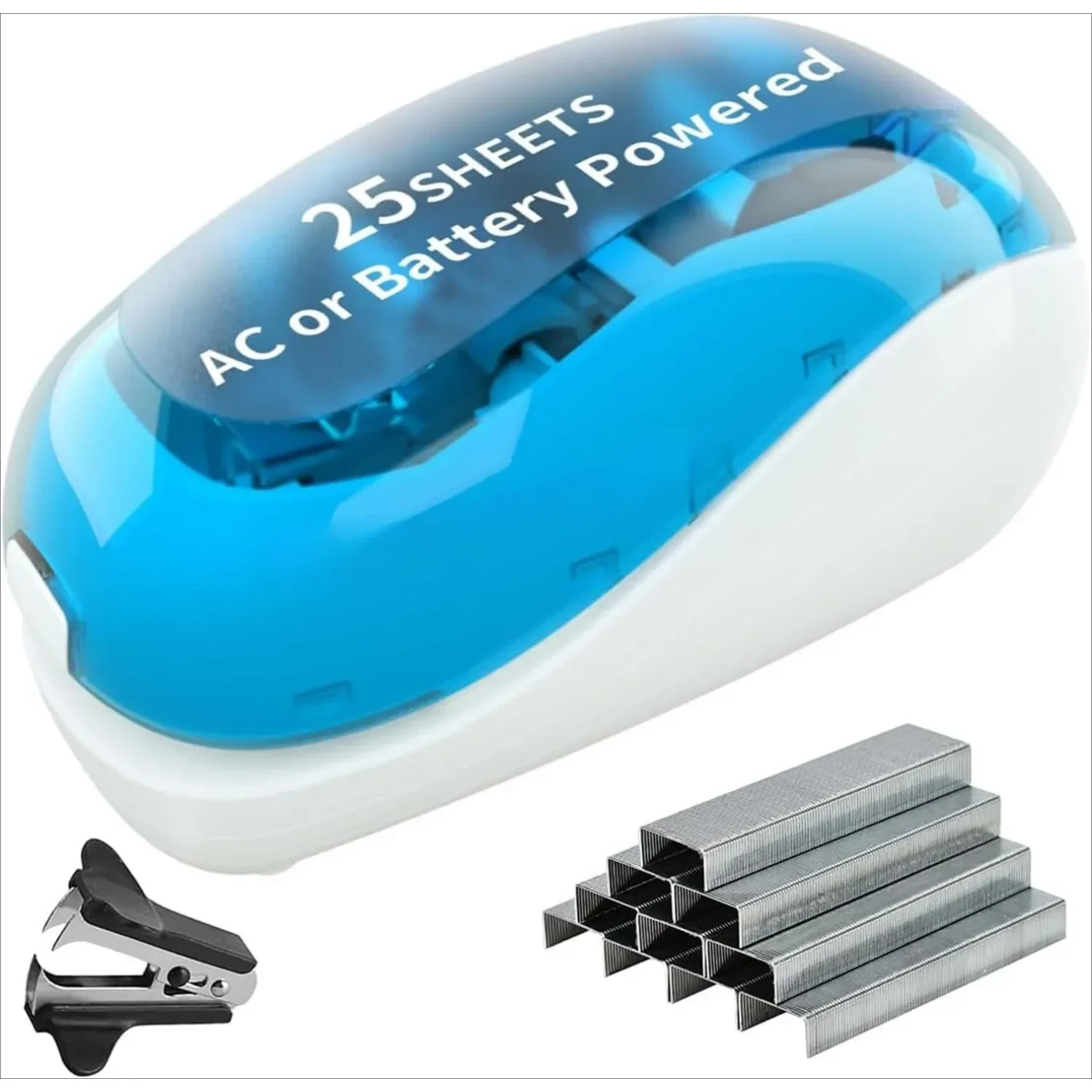 

Electric staplers, including 2000 staplers and 1 stapler, fit for palm size and high comfort