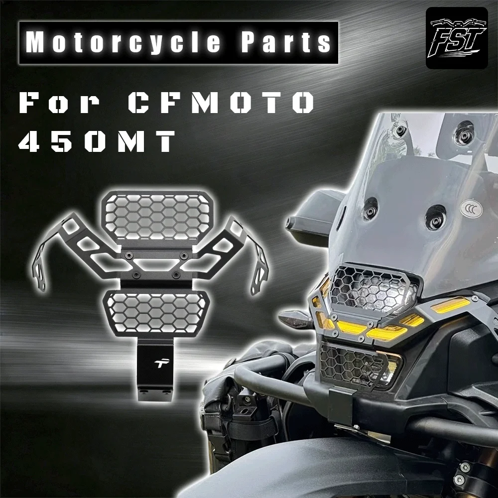 Stainless Steel Color Changing Headlight Anti-Collision Protector for CF Moto 450MT