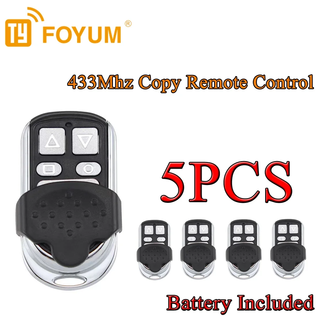 

Wholesale Price Cloning Duplicator 5PSC Warehouse Key Garage Gate Door Opener Remote Control Clone Learning Code Cloning Code