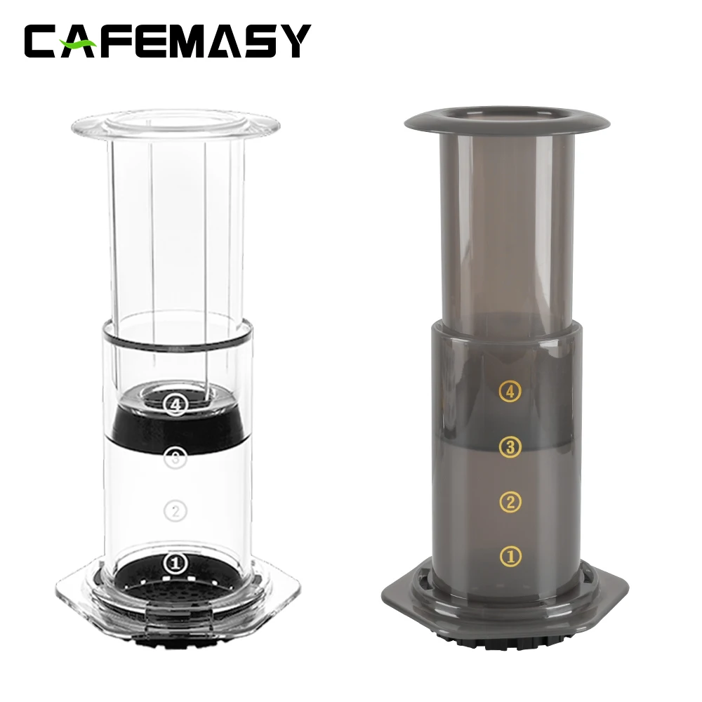 CAFEMASY Espresso przenośny ekspres do kawy prasa francuska dzbanek do kawy do Aeropress Cafe Airpress maszyna z zestawem papieru filtrującego