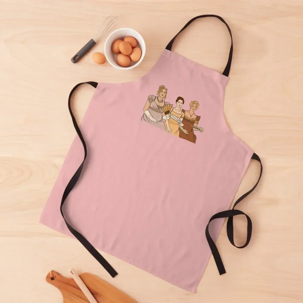 

Austenland (girl squad) Apron Barista women's work Women's Home Clothes Chef Uniform Apron