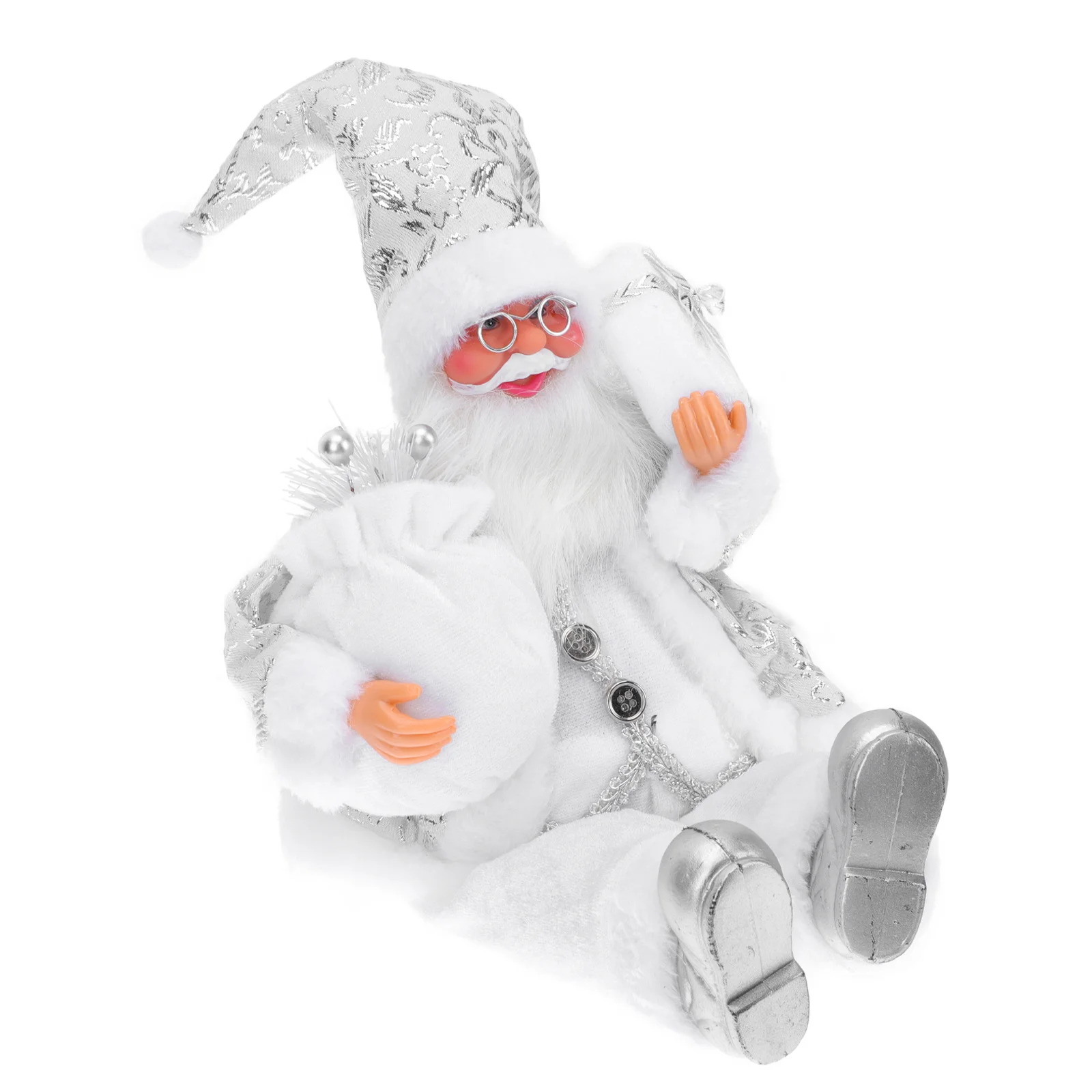 

1Pcs Christmas Resin Santa Decoration Creative Desktop Ornament Xmas Festival Resin Craft Santa Ornament Xmas Elements Adornment