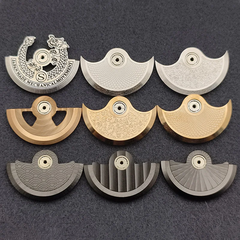 Mod NH35 NH36 Movement Automatic Hammer Rotor Fits NH34 NH70 NH38 4R35 6R 7S Movement SKX007 Watch Automatic Rotor Retrofit Part
