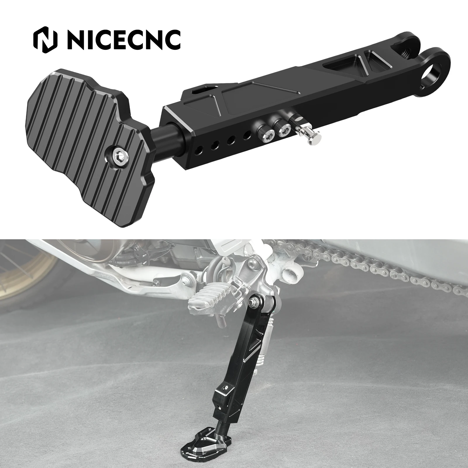 Motorcycle Adjustable Footstand Kickstand for Honda CRF 1100 L CRF1100L Africa Twin/Adventure Sports 2020-2025