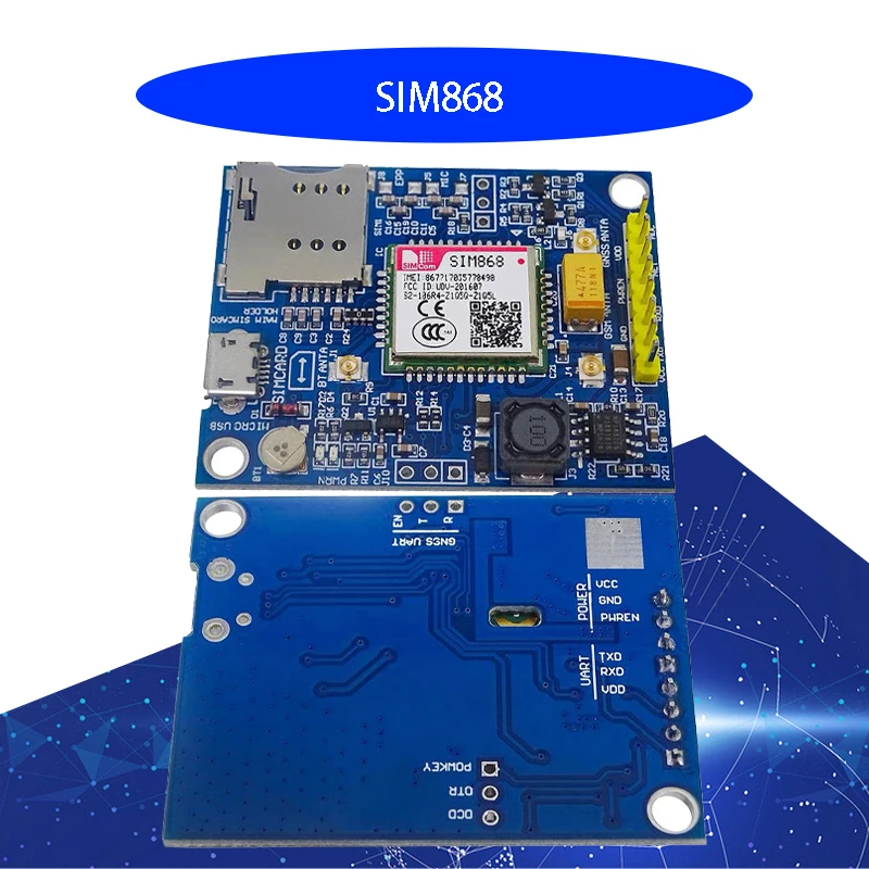 SIM868 development board GSM/GPRS/Bluetooth/GPS module with STM32, 51 programme