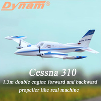 Dynam Cessna310 V3 Version 1280mm Wingspan Real Machine Electric Remote Control Fixed Wing Model Rc Outdoor Toy Airplane