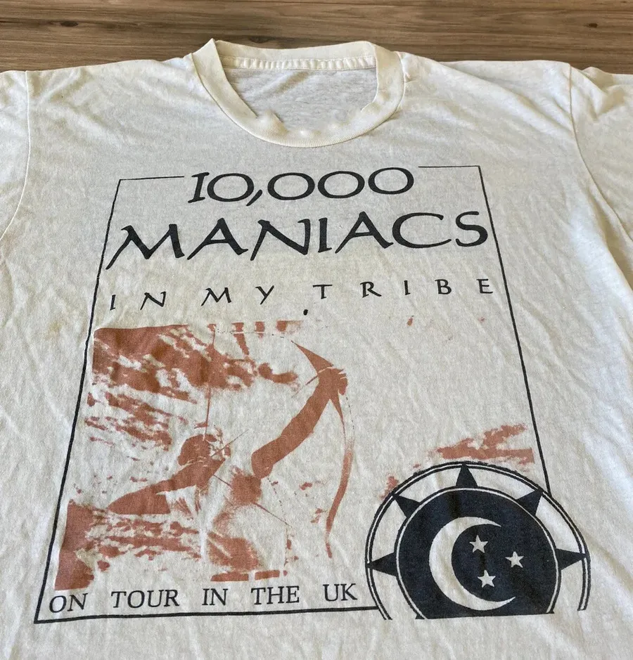 10 000 Maniacs Music For Lovers White T Shirt Cotton All Size JK180