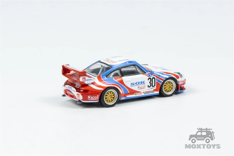 Tarmac Works 1:64 911 GT2 Sohgo-Keibi #30 Diecast Model Car