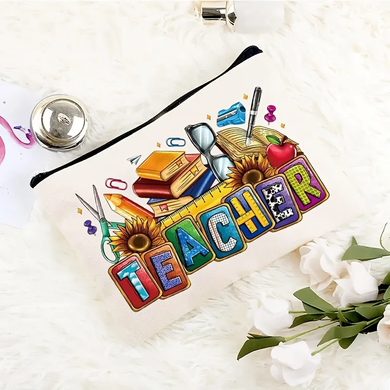fashion gifts，Portable makeup bag，Student pencil case，Cosmetic gift bag，Zippered canvas bag，Pencil case travel bag，Snack bag，Toi