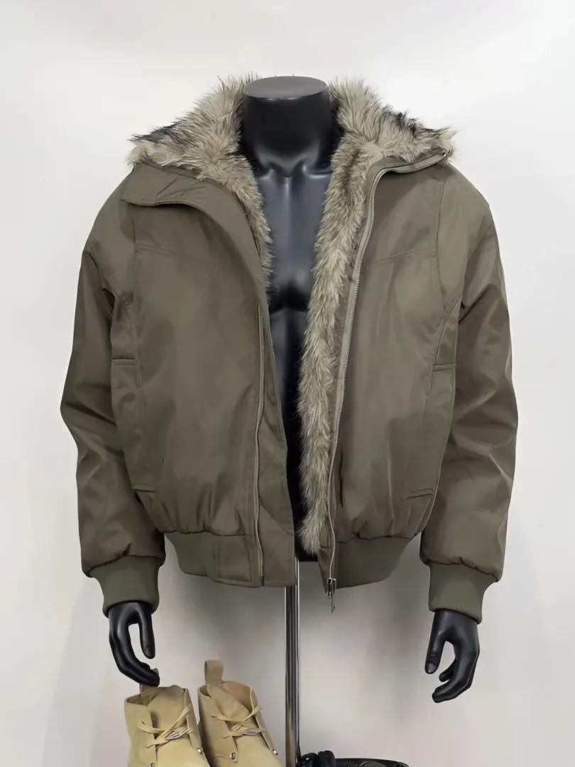 

Зимняя куртка в стиле милитари с орлом, хлопковое пальто, мужское, в американском ретро-стиле, с элементами пэчворка, премиум-класса, стильное, молодежное, повседневное