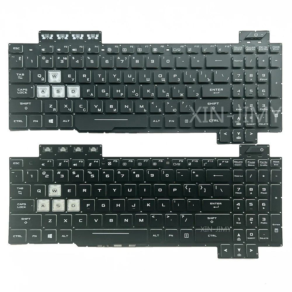 FX95 US/Russian RGB Backlit Keyboard For ASUS TUF Gaming FX505 FX505GT/DY/DD/DT/DU/DV/GD/GE/GM/G FX705 FX705GD TUF505DT TUF705