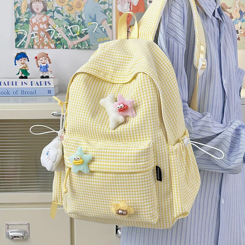 

Легкий школьный рюкзак 2026 года для девочек начальной и старшей школы, милый, в японском стиле, с несколькими отделениями