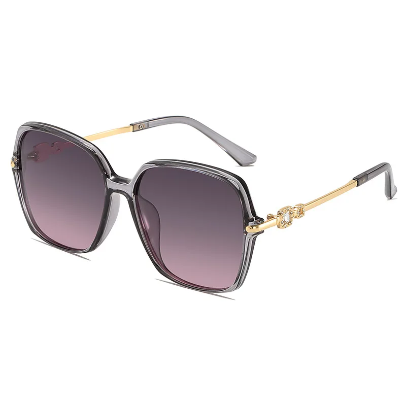 موضة جديدة مربع الاتجاه الاستقطاب النظارات الشمسية النساء إطار كبير نظارات شمسية ملونة الإناث التدرج Oculos ظلال السيدات النظارات