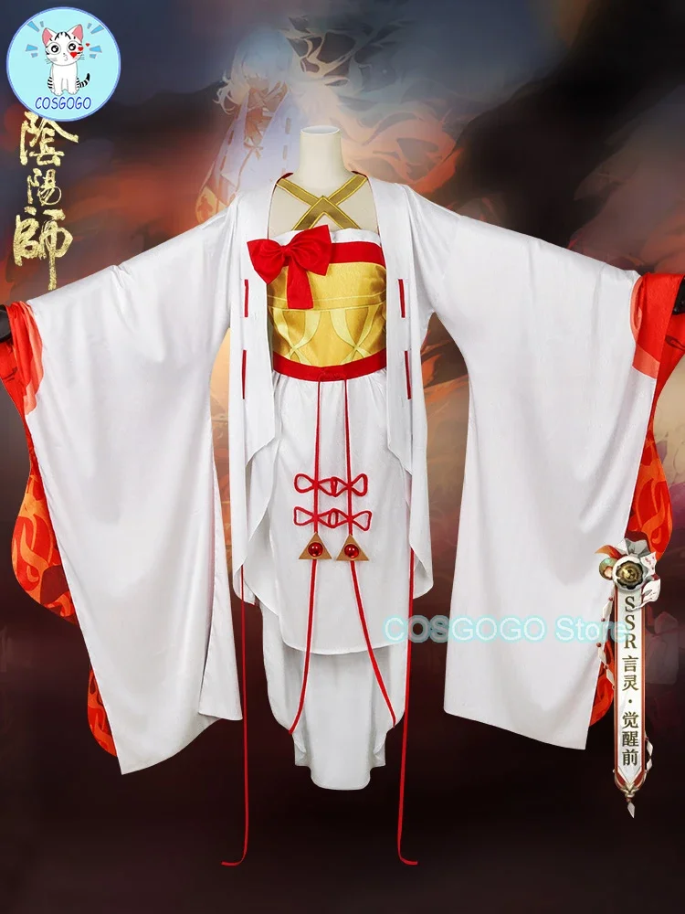 COSGOGO [Customized] Game Onmyoji SSR Kotodama Cosplay Costume Halloween Outfits Women New Suit Uniform