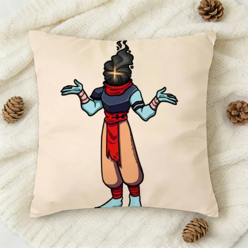 D-Dead Cells Game Double-sided Printed Square Decorative Cushion Cover for Sofa Living Room Home Decor