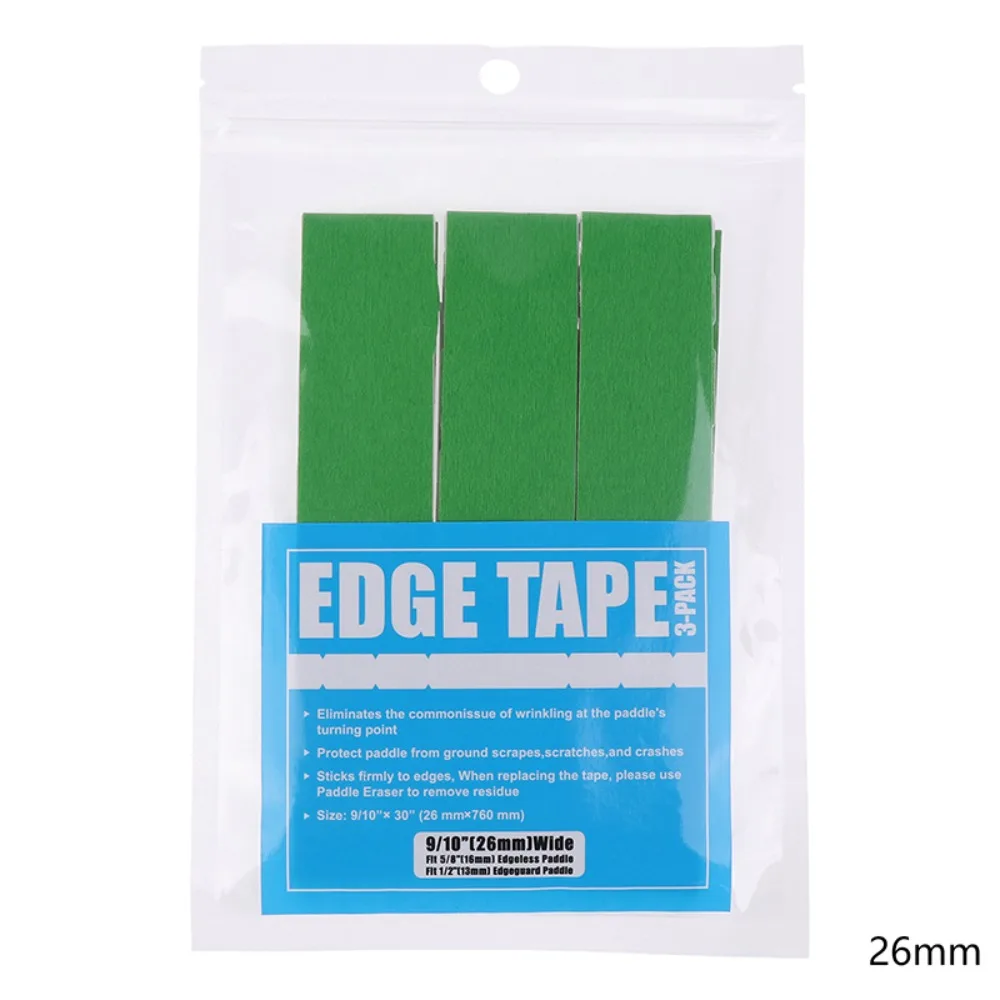

3PCS TPU Pickleball Racket Edge Strip Protector High Fit Shock Absorption Pickleball Racket Frame Protective Tape Durable