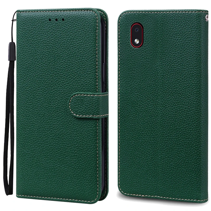 A01 A01Core Case For Samsung Galaxy A01 Case For Samsung Galaxy A01 Core Case A013 A015 Leather Wallet Flip Cover Fundas Shell