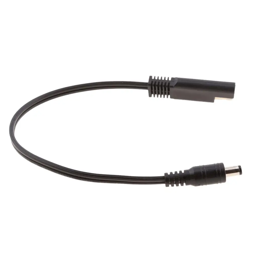 SAE Plug to 5.5mm X 2.1mm DC Coax Male Adapter Cable 18AWG for Universal Power Conversion