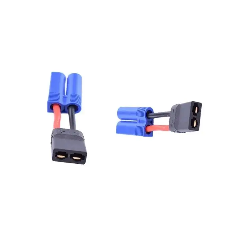 2 pcs maschio EC5 a femmina TRA(Traxxas) adattatore 12awg cavo di ricarica della batteria 40mm