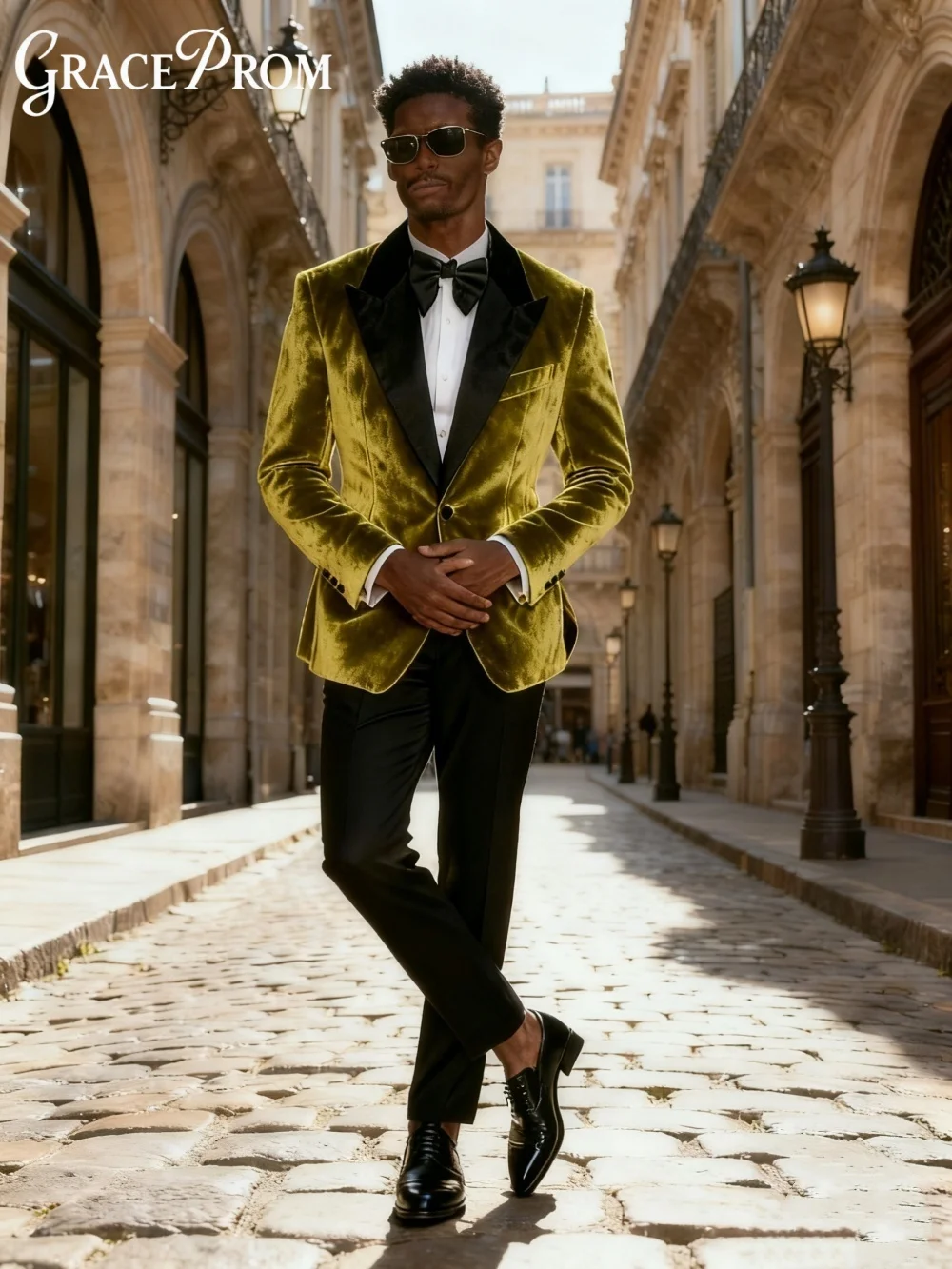 

Vintage Velvet Men's Suit Set For Wedding Christmas Business 2026 2PCS Elegant New Year Suit Customized Trajes Para Hombre