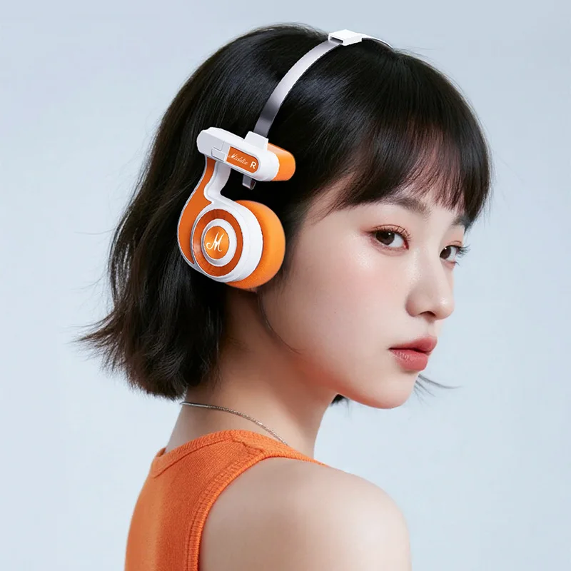

Ретро-наушники Bluetooth, легкие, открытого типа, Bluetooth 5.4, с длительным временем автономной работы, перезаряжаемые, беспроводные.