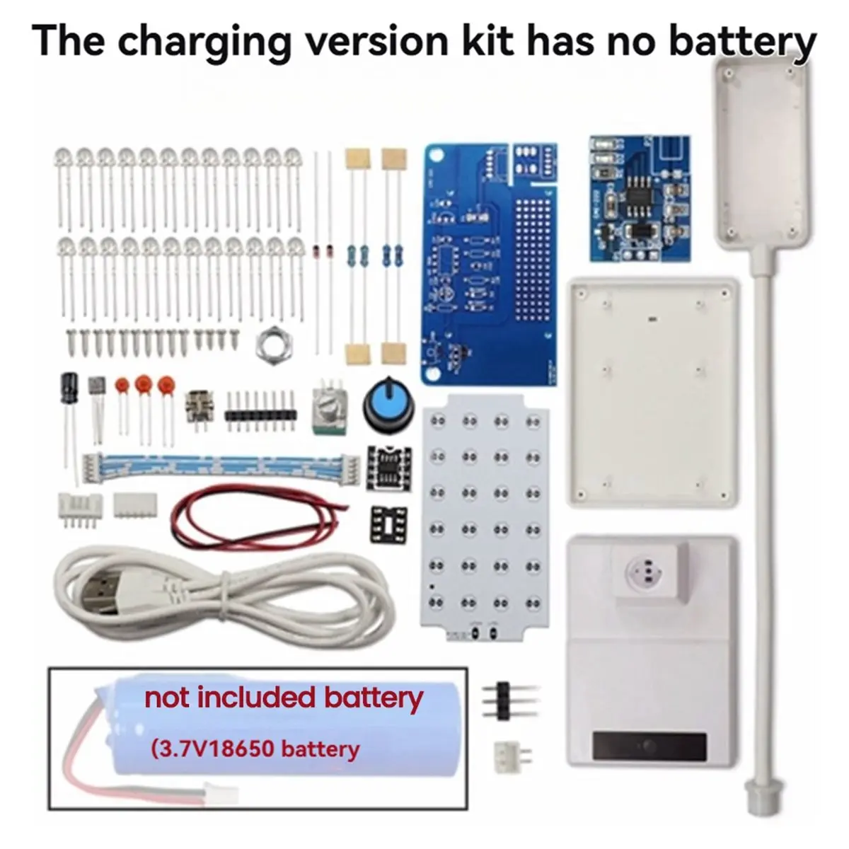 salego NE555 LED Dimming Table Lamp Kit PWM Circuit DIY Soldering Assembly DIY Electronic Kit with Switch Potentiometer