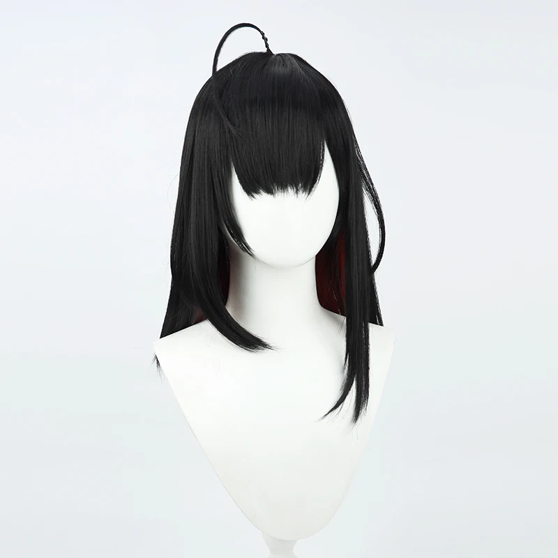 Virtual Vtuber Hizuki Yui Cosplay Wig Halloween Carnival Party Props Synthetic Hair Heat Resistant Fiber + Wig Cap