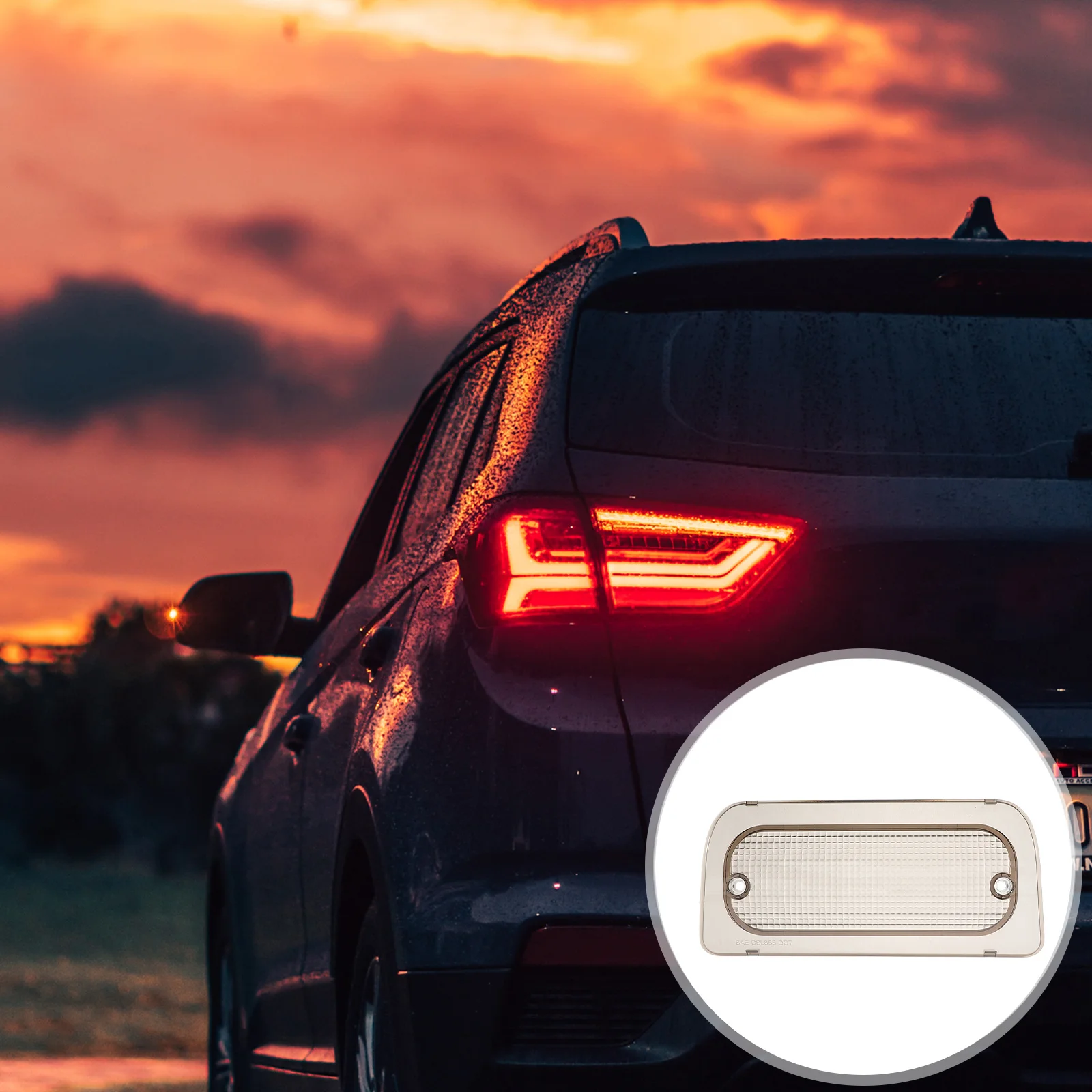 

Brake Light Cover Compatible For Chevrolet 1994-2004 Suv Truck Third Tail Light Lens Replacement Abs Rear Lamp Cover