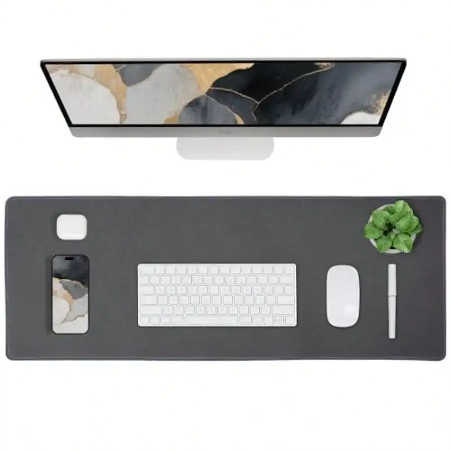 

Waterproof Mouse Pad with Durable Stitched Edge XXXL Gaming Keyboard Pad Non-Slip Rubber Base Mouse Mat Extended Desk pad for