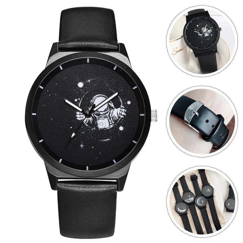 Display Astronaut Horloge Dames Heren Riem Polshorloge voor Cadeau Festival Vakantie Casual Formele Gelegenheid