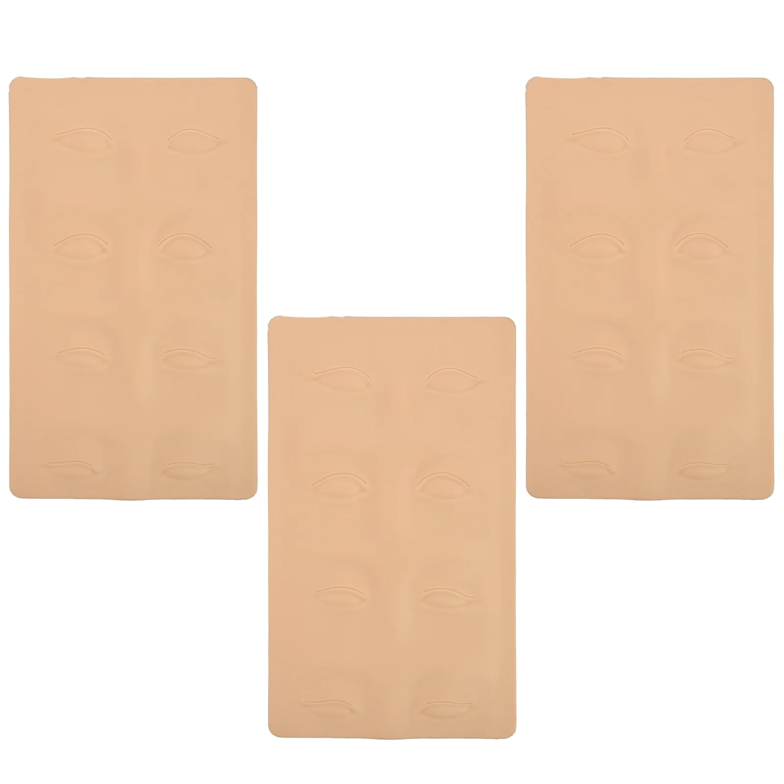 Accessori per la pratica delle lenze per microblading in silicone per la pratica della linea degli occhi da 3 pezzi