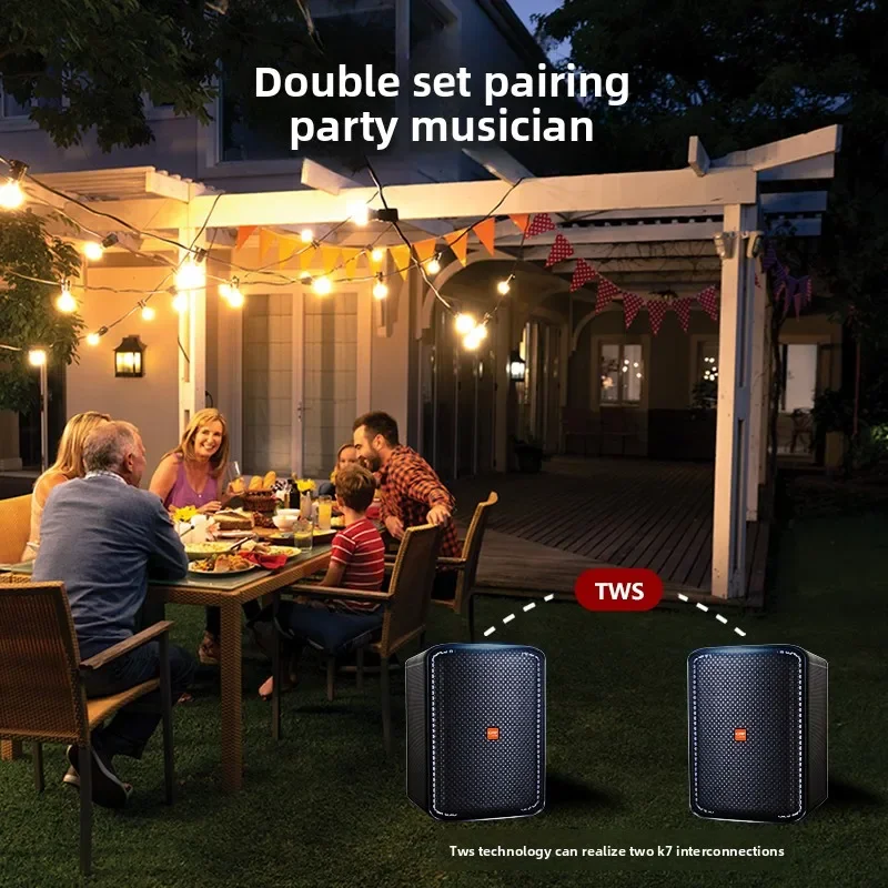 

6.5-Inch Outdoor Portable Speaker 80W USB Rechargeable Wireless Speaker For Party