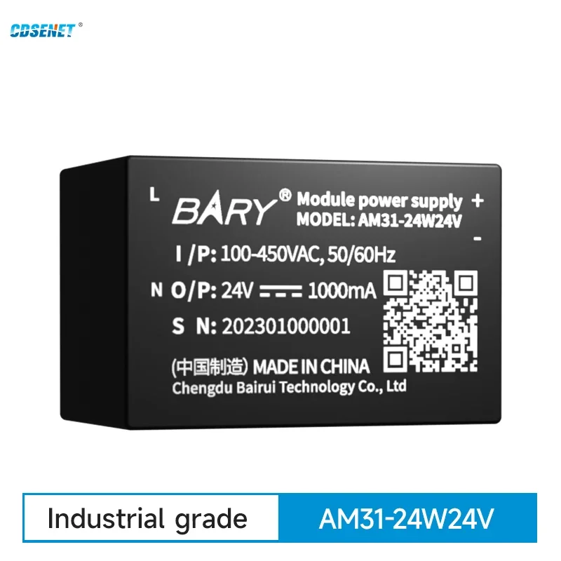 

AC-DC Step Down Power Module CDSENET AM31-24W24V 24V Low Power Small Size High Reliability Low Ripple