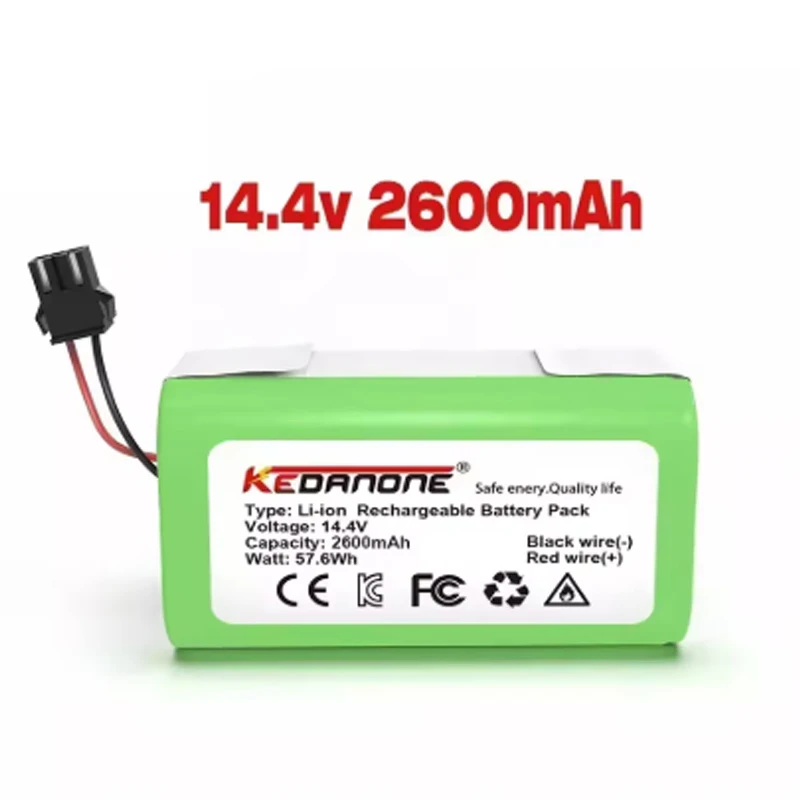 

14.4V 4000mAh Battery For eufy RoboVac 15C 15T 25C 30 30C 35C MAX G10 G15 G20 G30 Hybrid Edge Robot Vacuum Cleaner Accessories