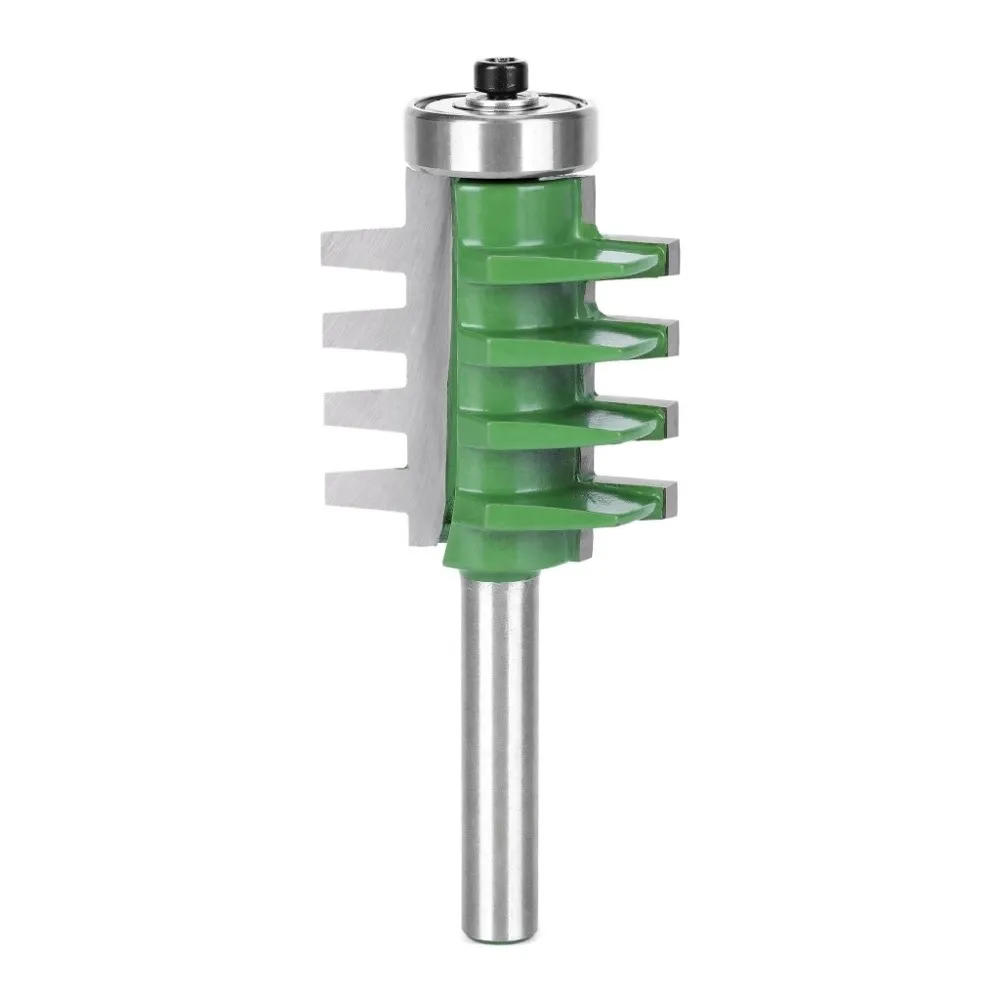 8x34.9mm Size Finger Joint Router Bit 8mm Shank Reversible Design Woodworking Cutter Bit Rail Type Cemented Carbide