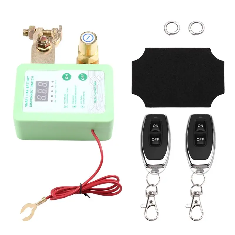 

X39A - Выключатель массы для автомобильных и лодочных аккумуляторов 12В/24В 240А с цифровым дистанционным управлением и функцией автоматического отключения питания