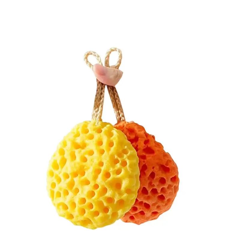 Soft Honeycomb Textured Bath Sponge Foaming Cleansing Children Household Bath Accessory