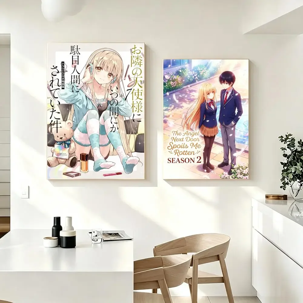The Angel Next Door Spoils Me Rotten Poster Poster HD Printing Fresh Elegant Style Wall Art Home Decor For Living Room Bedroom