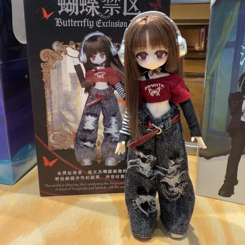 

Momotale Mjd Movable Doll Girl Action Figure 8-Point Body Series Trendy Anime Collectible Ornament for Girls Gift