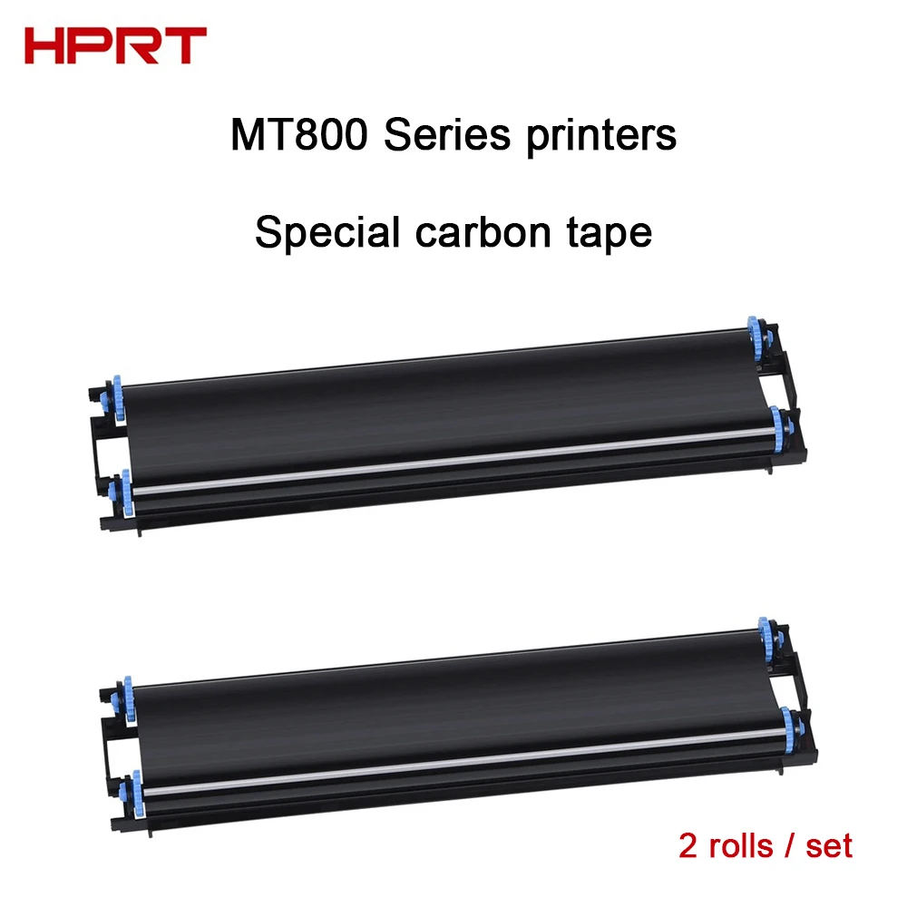 HPRT 2 Rolls Thermal Transfer Ribbon with RFID Funtion for MT800 Portable A4 Thermal Transfer Printer