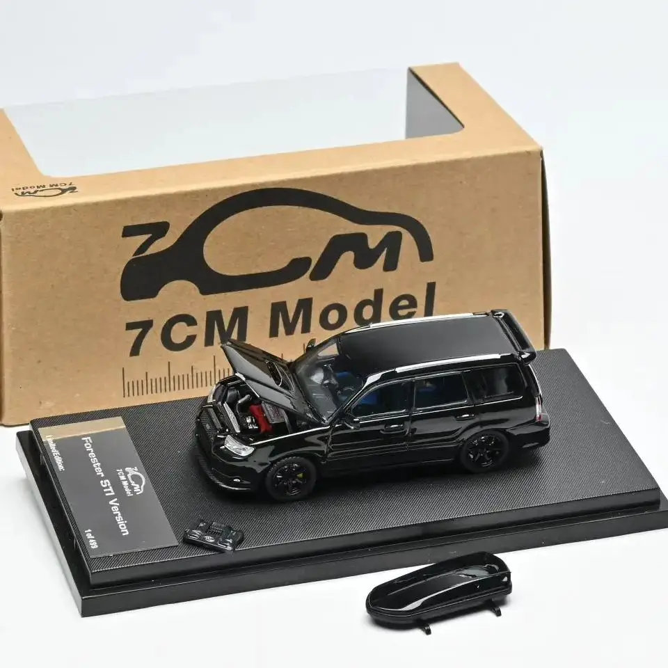 

7 см модель 1/64 SG9 Forester с чемоданом, модель автомобиля из сплава