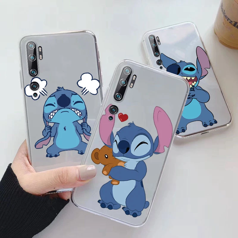 For Xiaomi Mi Note 10 Note10 Pro Coque Art Stitch Cool Love Phone Case Silicone Soft Fundas For Xiaomi Note 10 Cover Shockproof