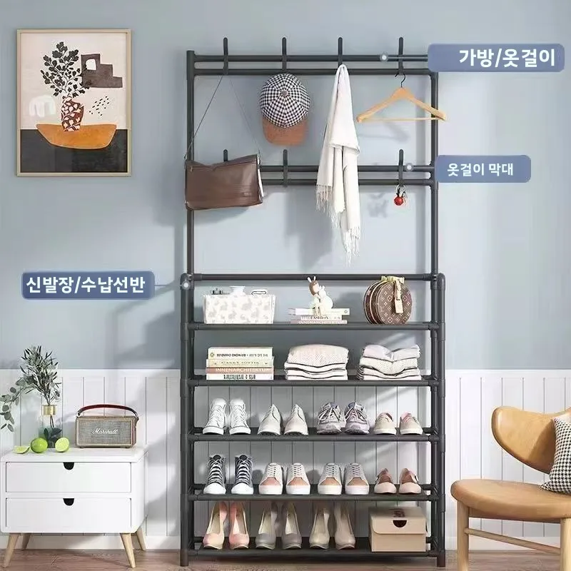 

Hallway Mounted Door Modern Adjustable Foldable Shoe Entryway Multi-Tier Rack Organizer Apartments Small Storage Narrow Cabinet